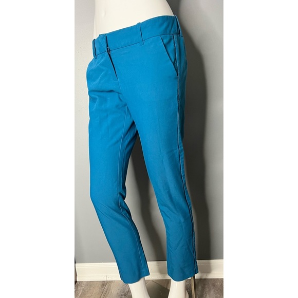 Mossimo : teal stretch capri pants - Picture 4 of 12
